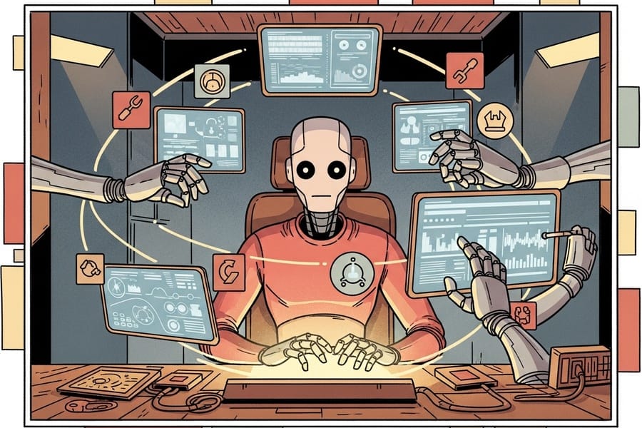 A Simple Example of AI Agents in Action